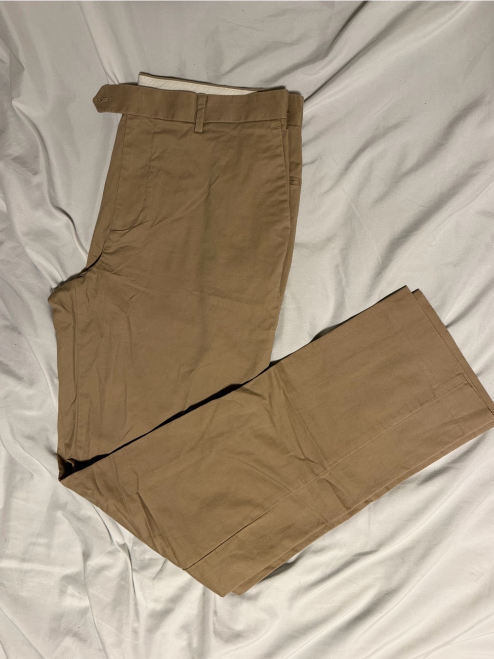 J. Crew Men's Khaki Chinos in Light Brown